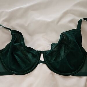 Auden Green Underwire Bra Full Coverage